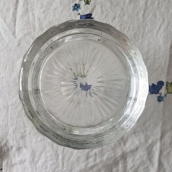 Vintage Birks 70/80s crystal palm frond vase - Picture 4 of 6